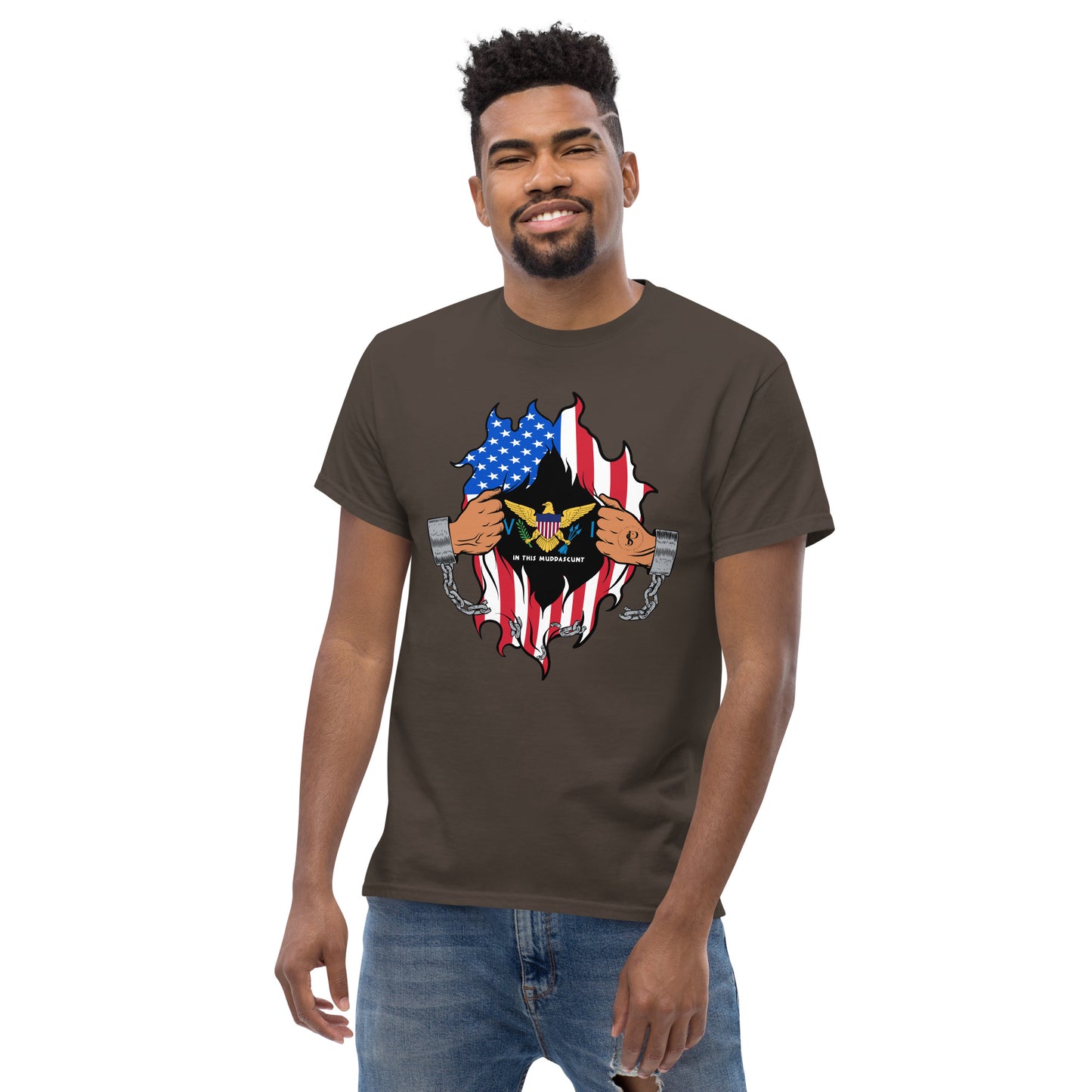 Island Dawn: Virgin Islands Men's Classic Tee