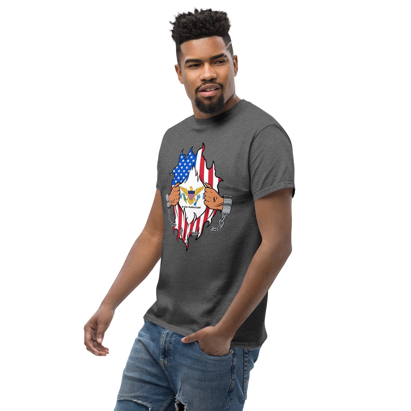 Tropical Tranquility: Virgin Islands Men's Classic Tee
