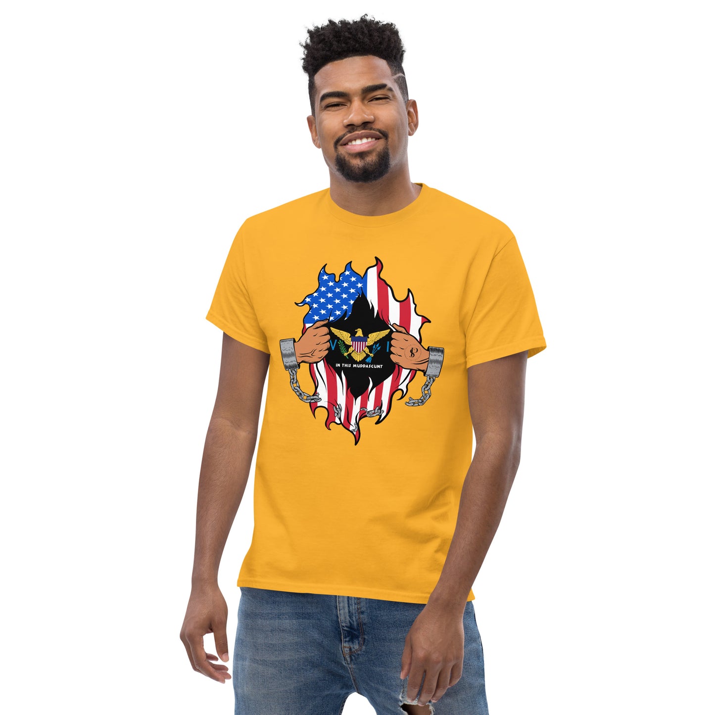 Island Dawn: Virgin Islands Men's Classic Tee
