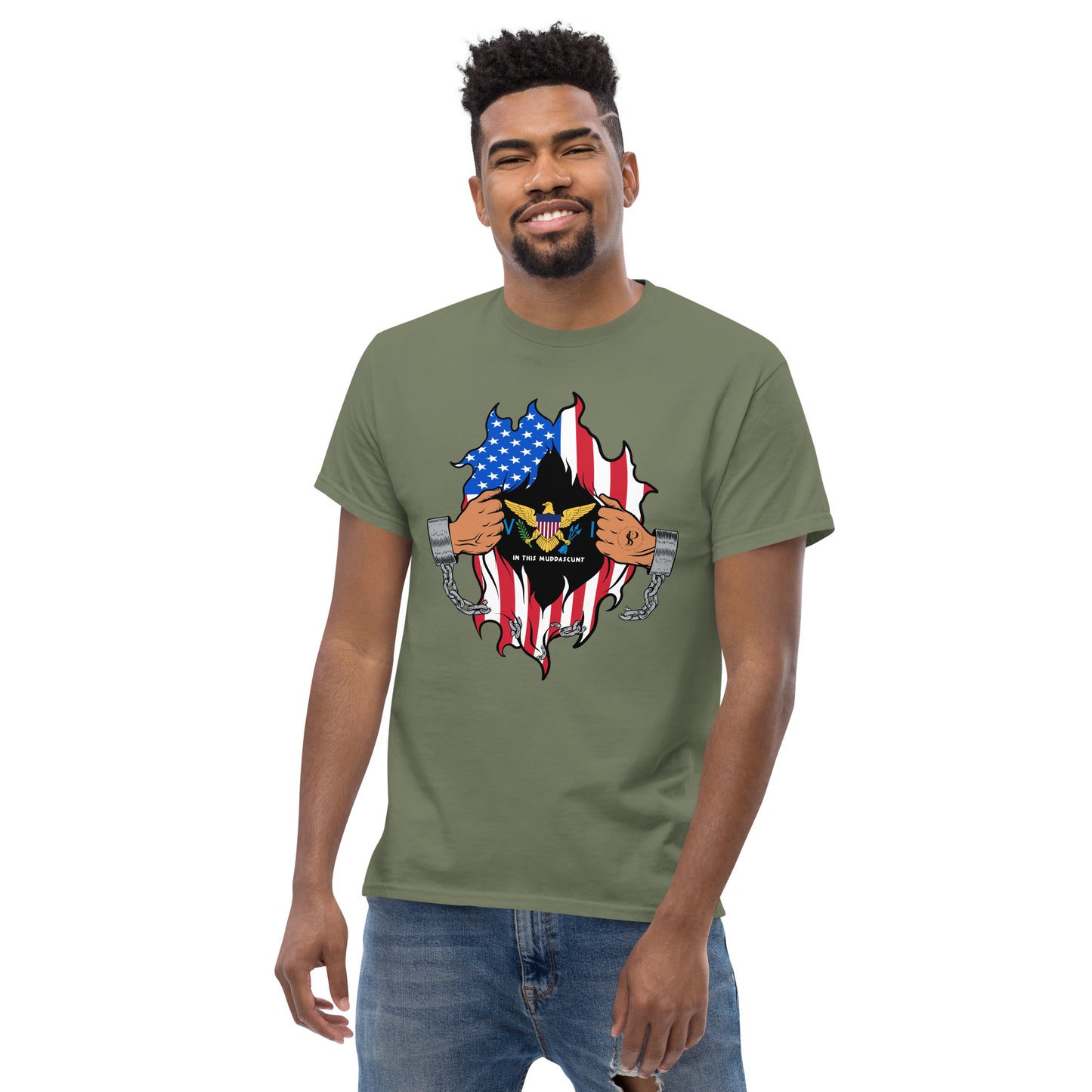 Island Dawn: Virgin Islands Men's Classic Tee