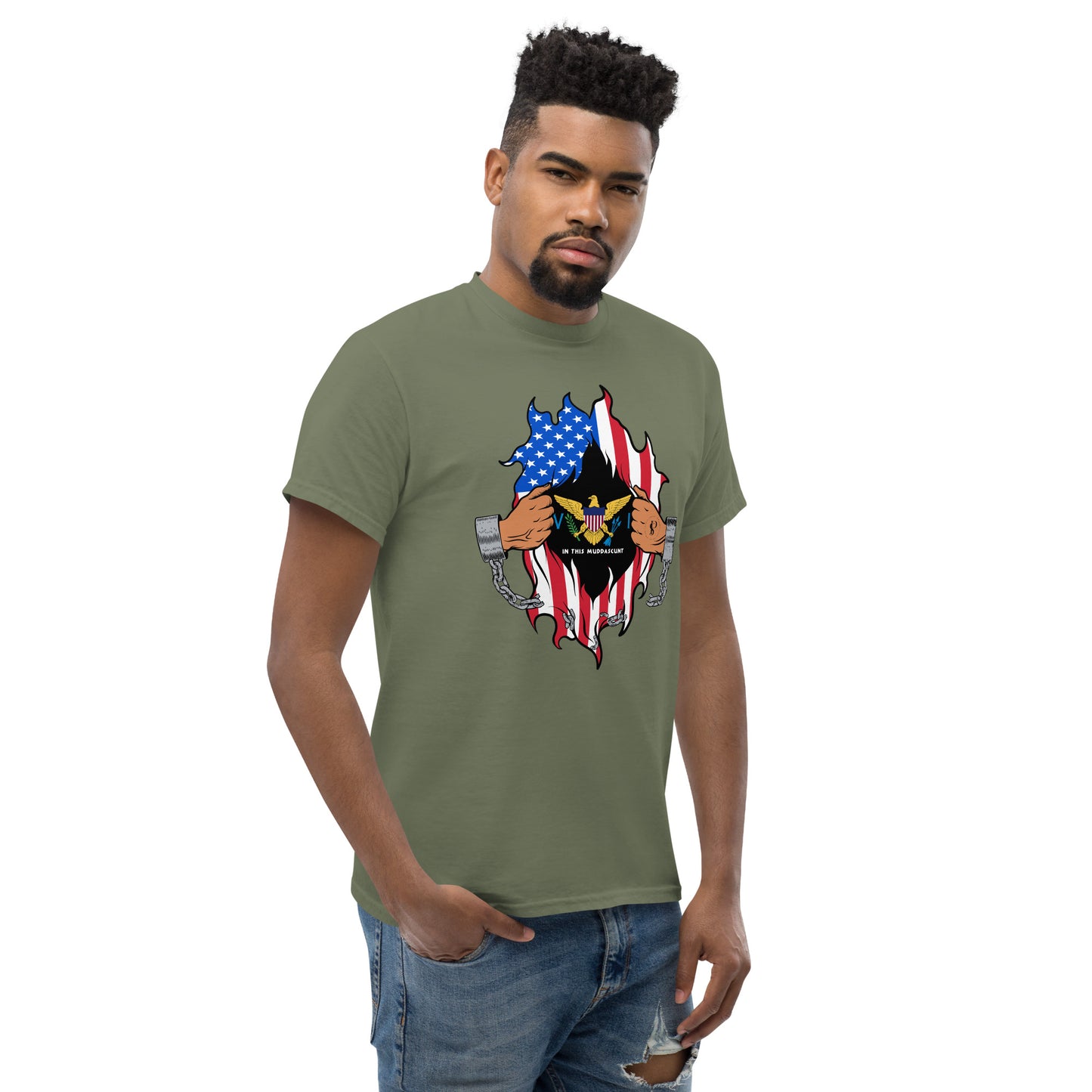 Island Dawn: Virgin Islands Men's Classic Tee