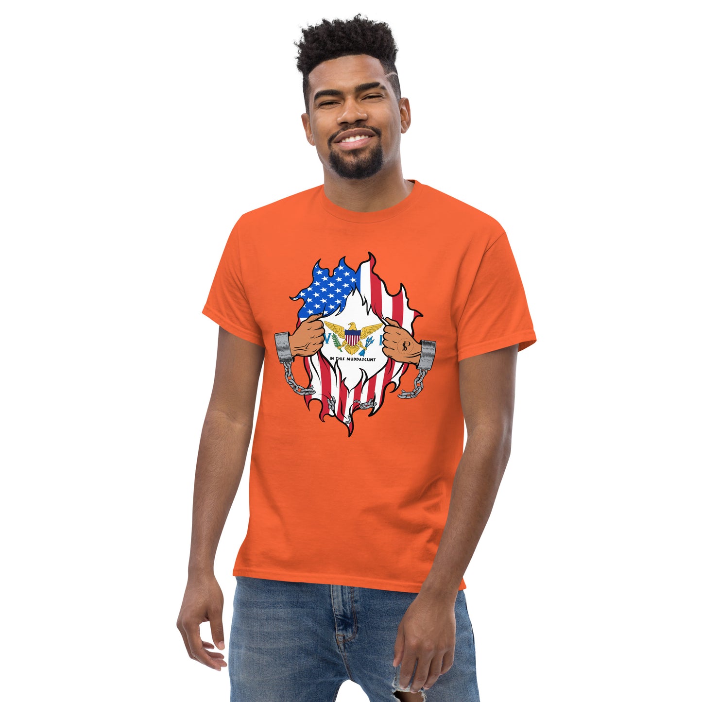 Tropical Tranquility: Virgin Islands Men's Classic Tee