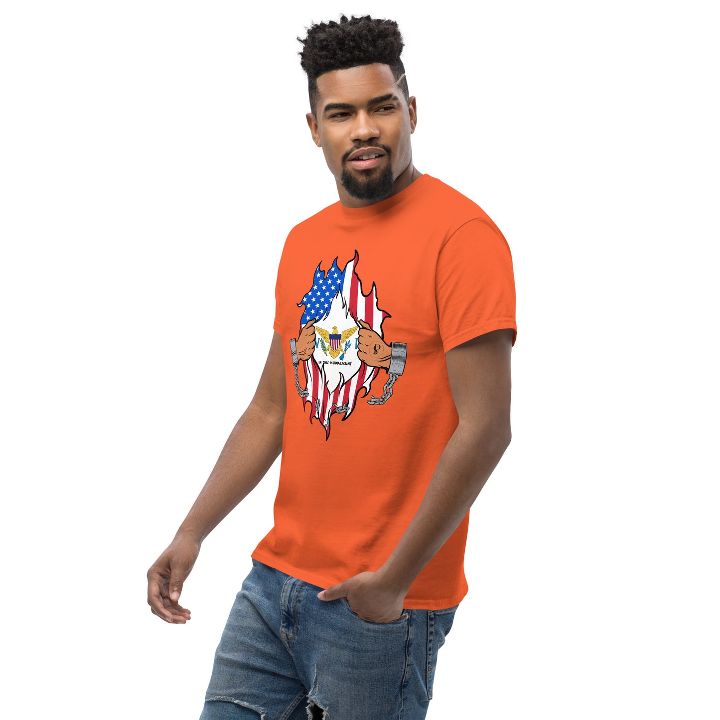 Tropical Tranquility: Virgin Islands Men's Classic Tee