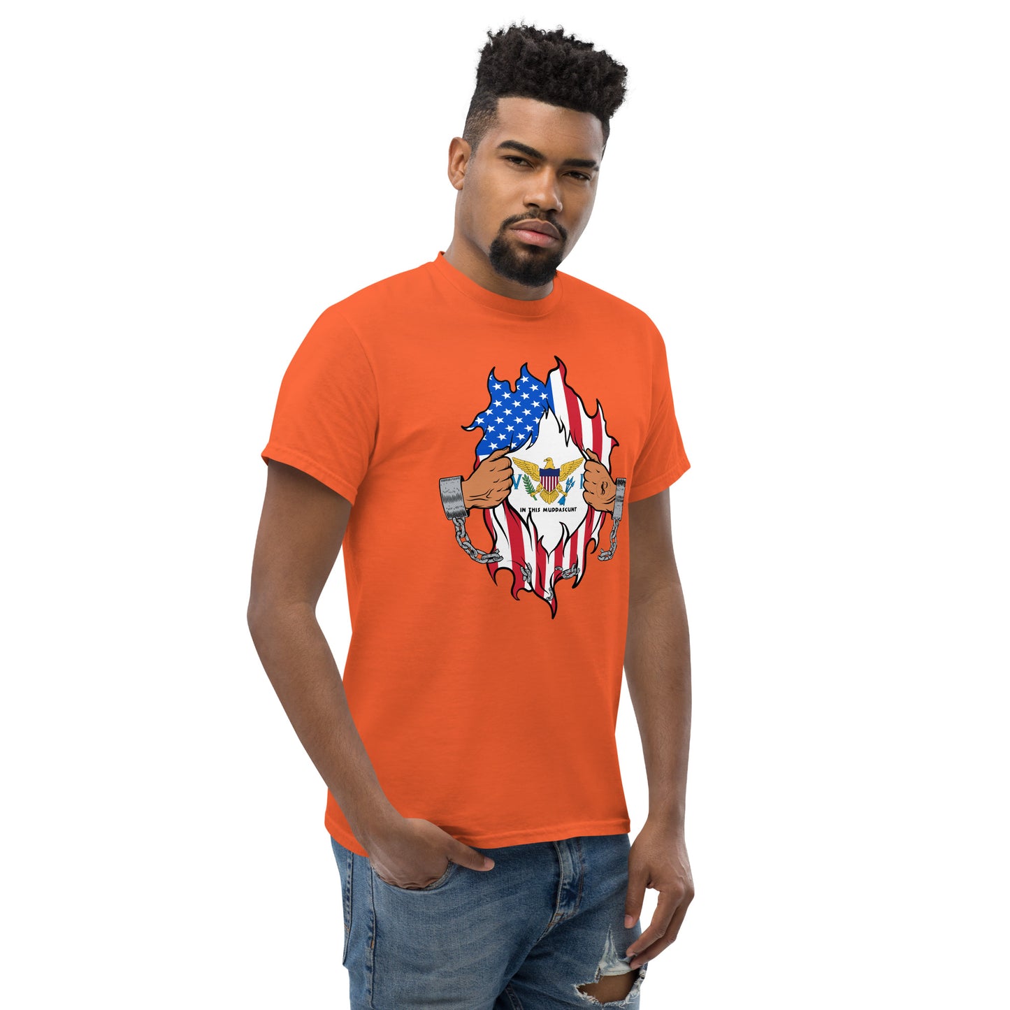 Tropical Tranquility: Virgin Islands Men's Classic Tee