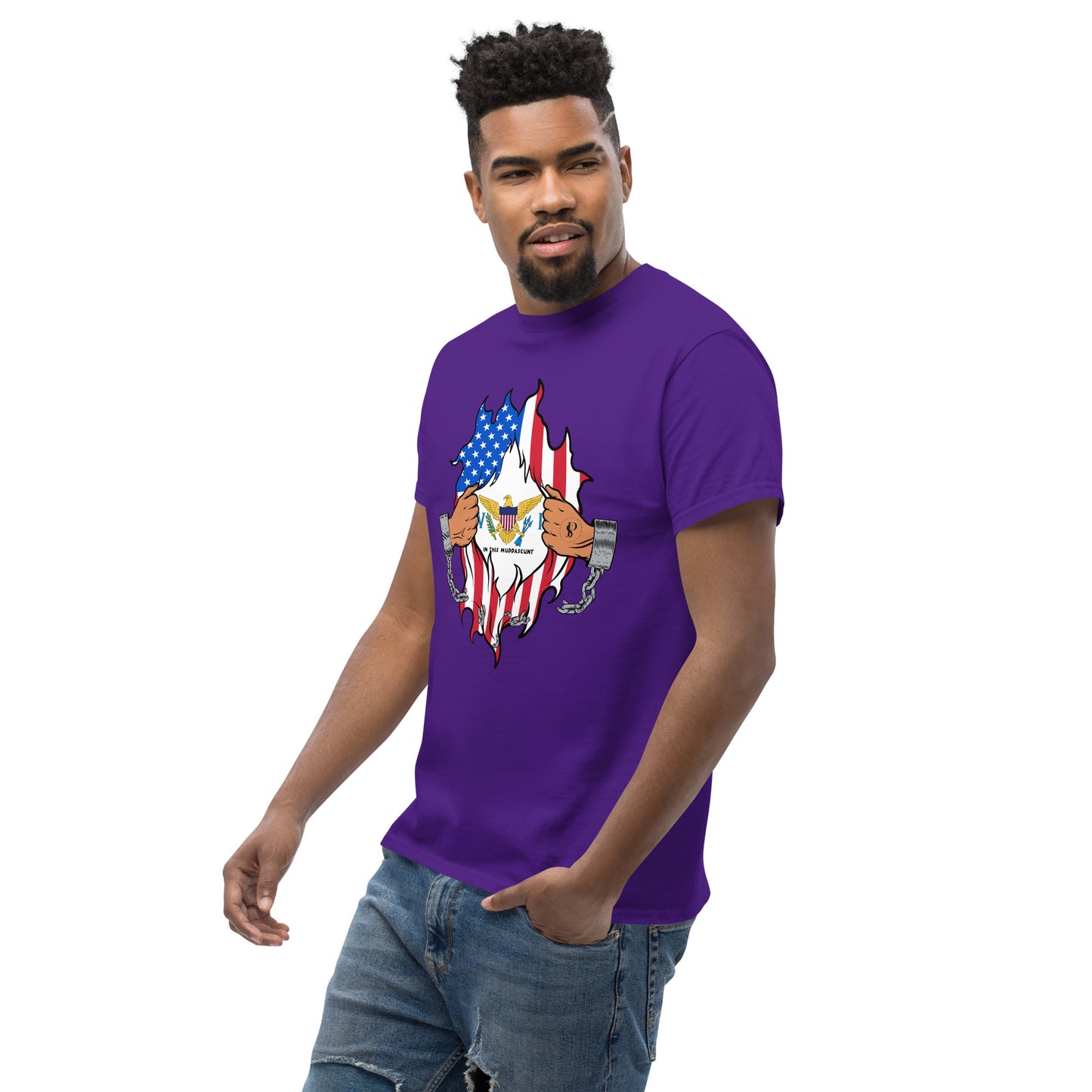 Tropical Tranquility: Virgin Islands Men's Classic Tee