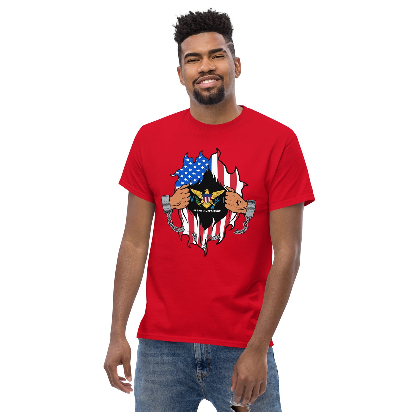Island Dawn: Virgin Islands Men's Classic Tee
