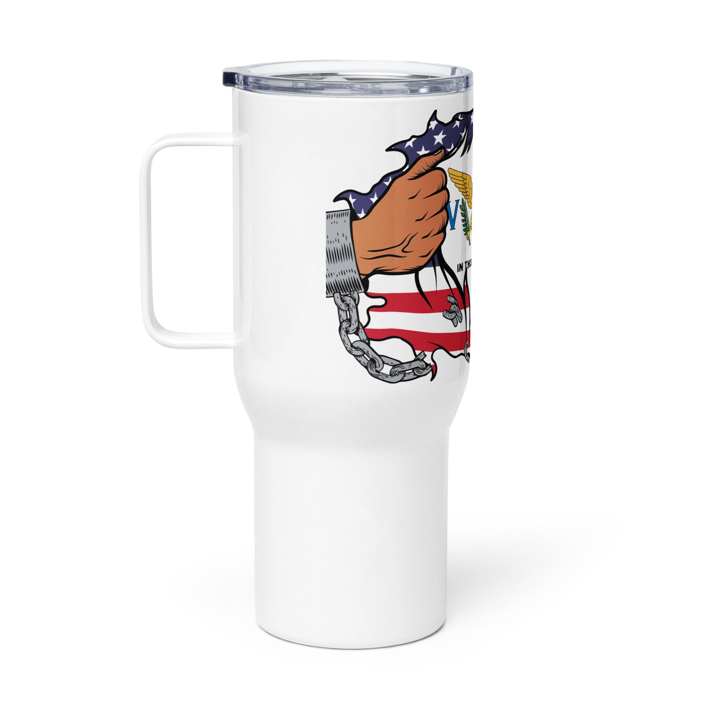 Virgin Islands Voyager: Travel Mug with Handle