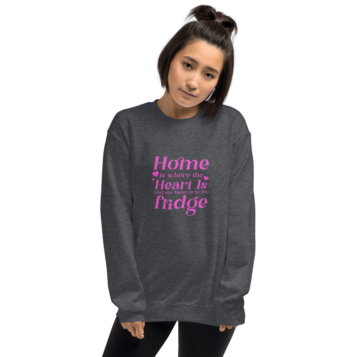Home Is Where the Heart Is: Women's Cozy Classic Sweatshirt