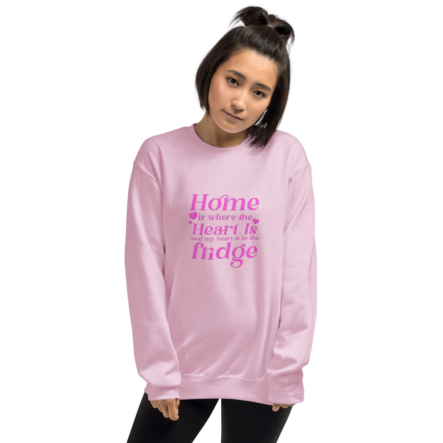 Home Is Where the Heart Is: Women's Cozy Classic Sweatshirt