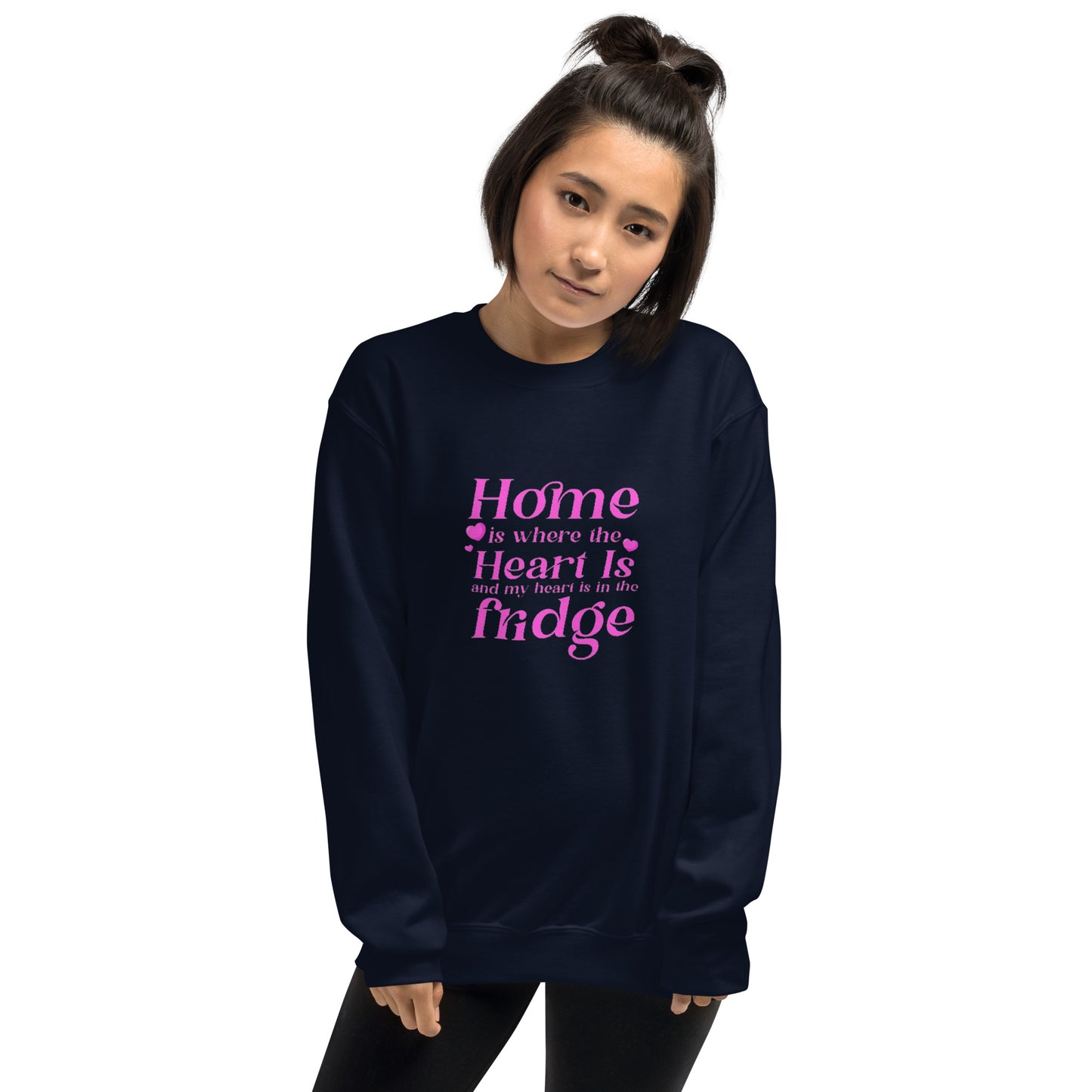 Home Is Where the Heart Is: Women's Cozy Classic Sweatshirt