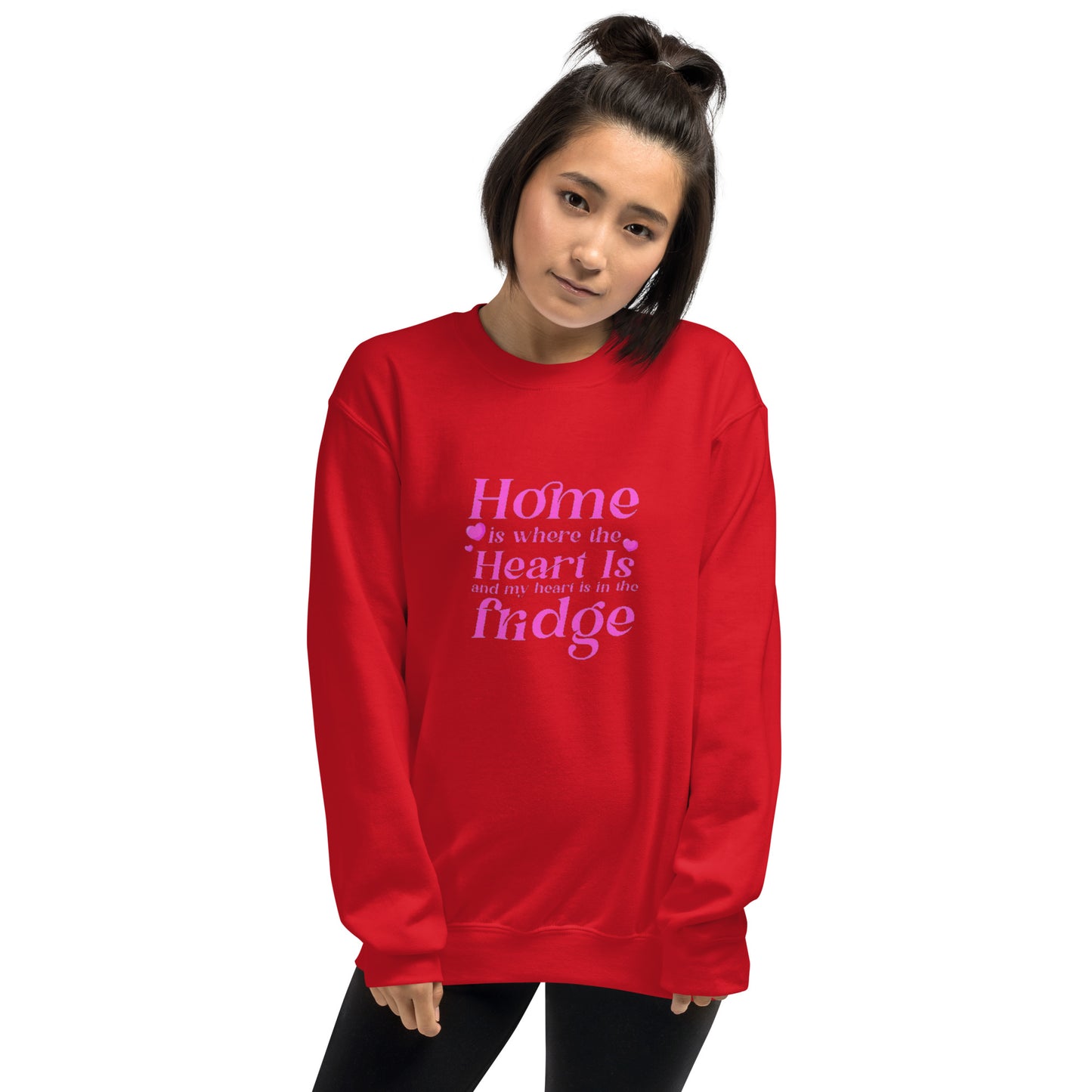 Home Is Where the Heart Is: Women's Cozy Classic Sweatshirt