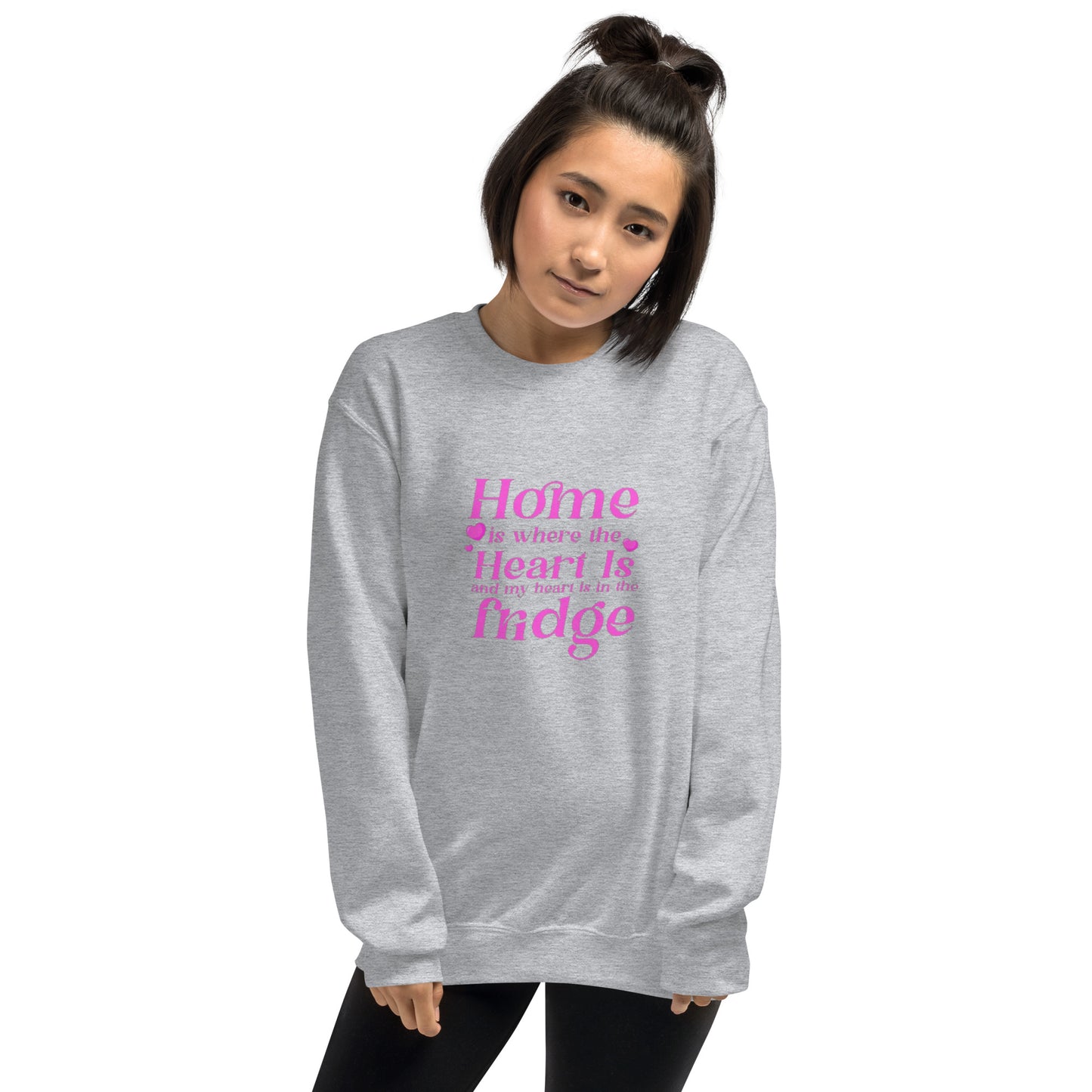 Home Is Where the Heart Is: Women's Cozy Classic Sweatshirt