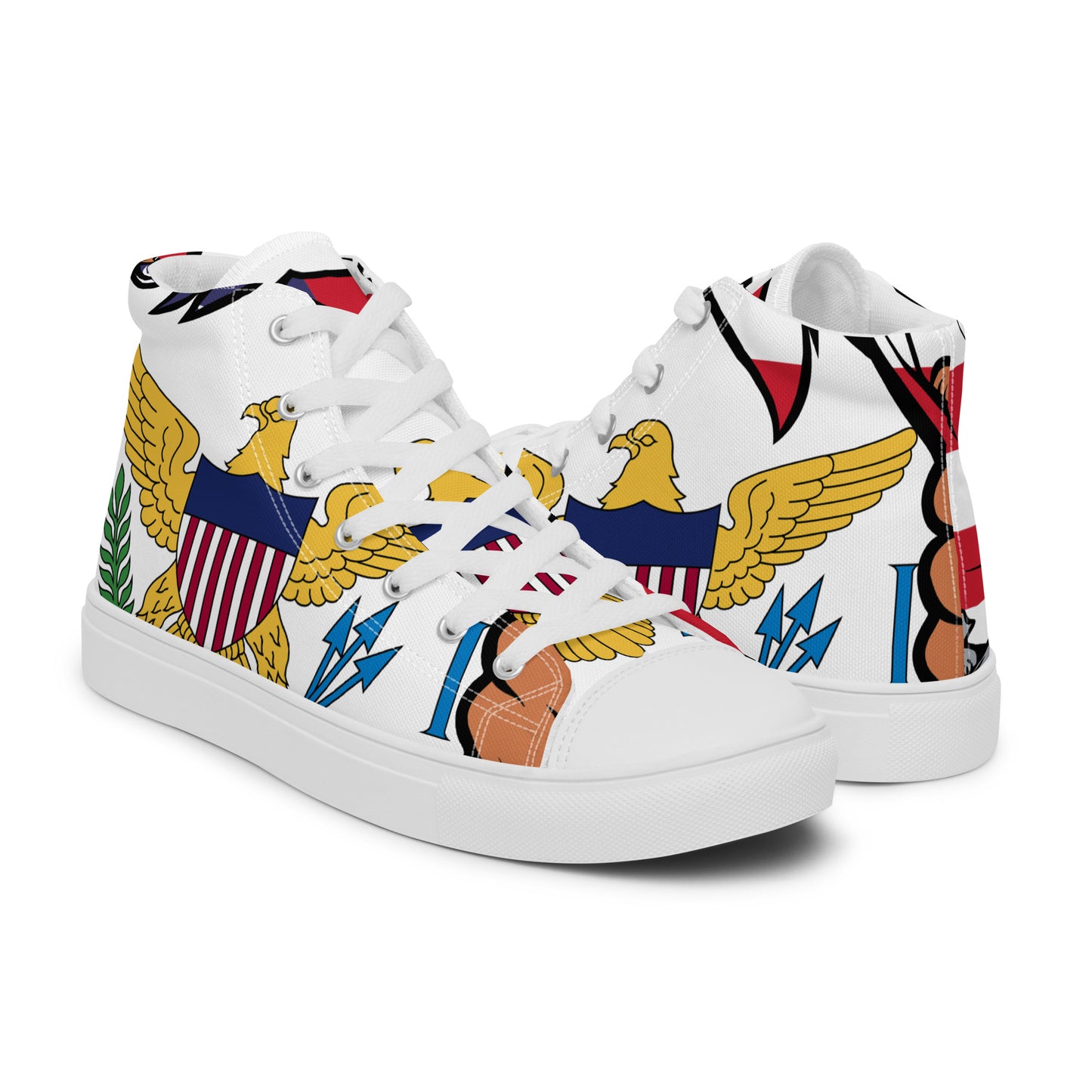 Tropical Flair: 'In This Muddascunt' Virgin Islands Women's High-Tops