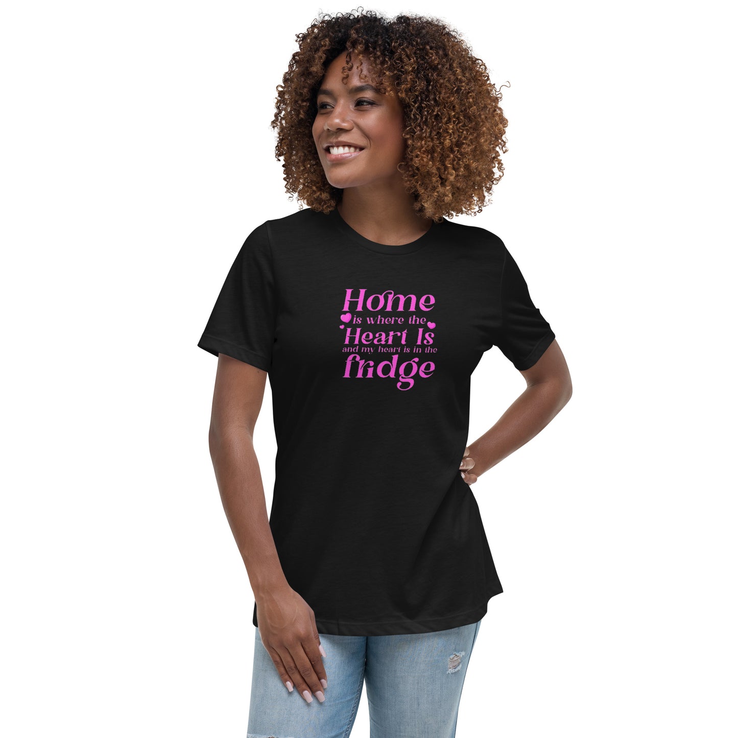 Home Is Where the Heart Is: Women's Ultra-Soft Relaxed Tee