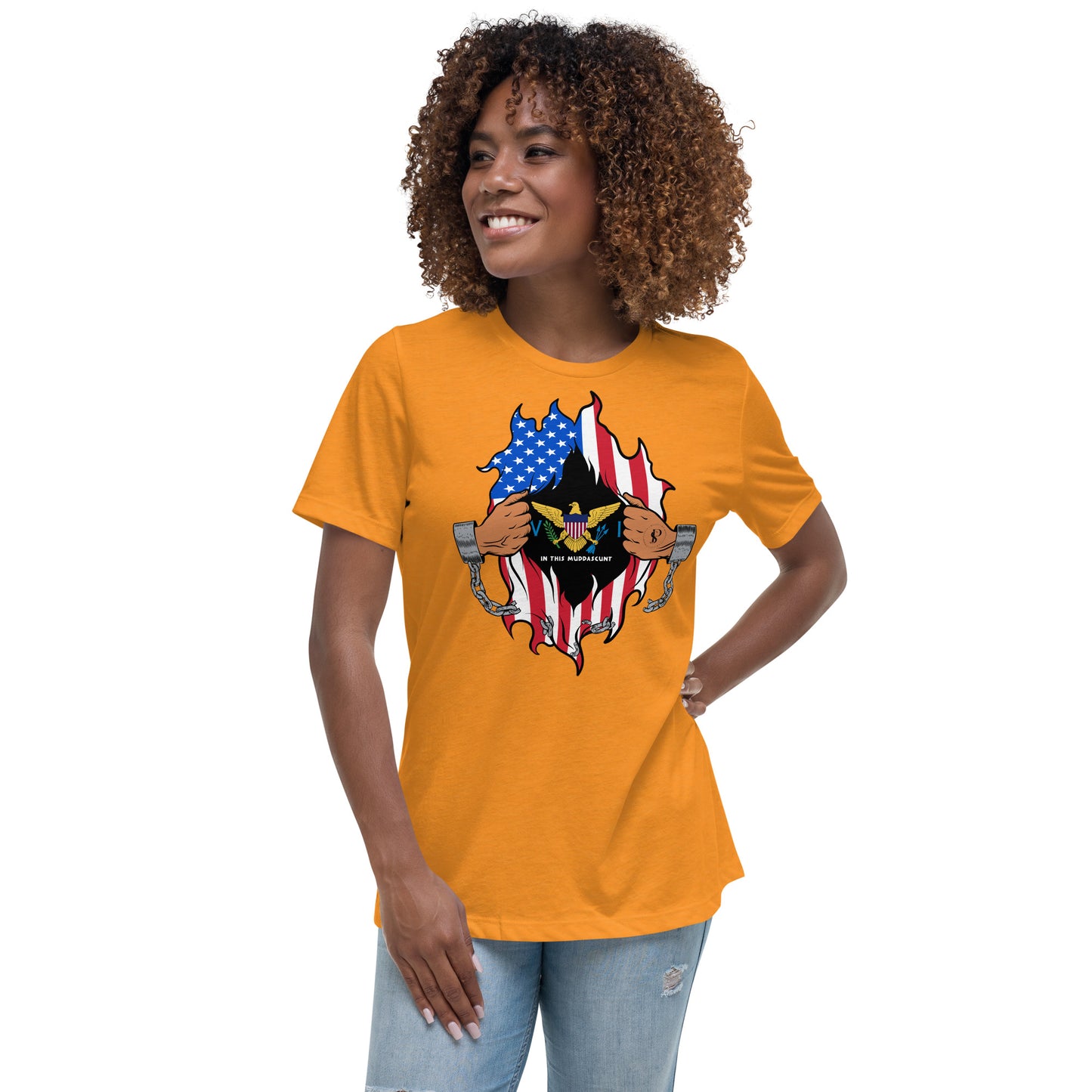 Tropical Breeze: Virgin Islands Women’s Relaxed Tee