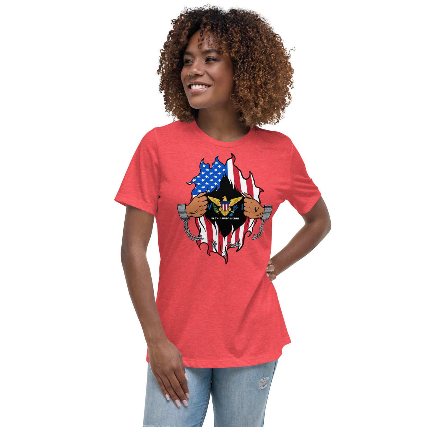 Tropical Breeze: Virgin Islands Women’s Relaxed Tee