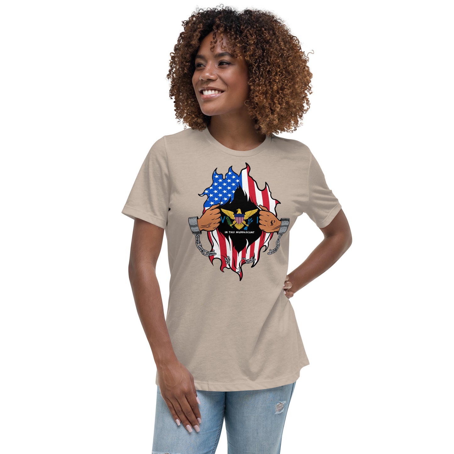 Tropical Breeze: Virgin Islands Women’s Relaxed Tee