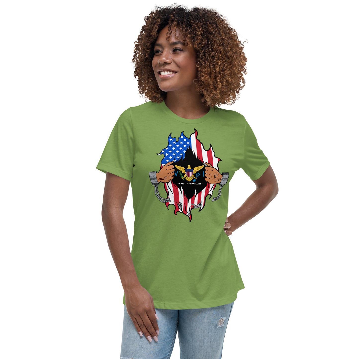Tropical Breeze: Virgin Islands Women’s Relaxed Tee