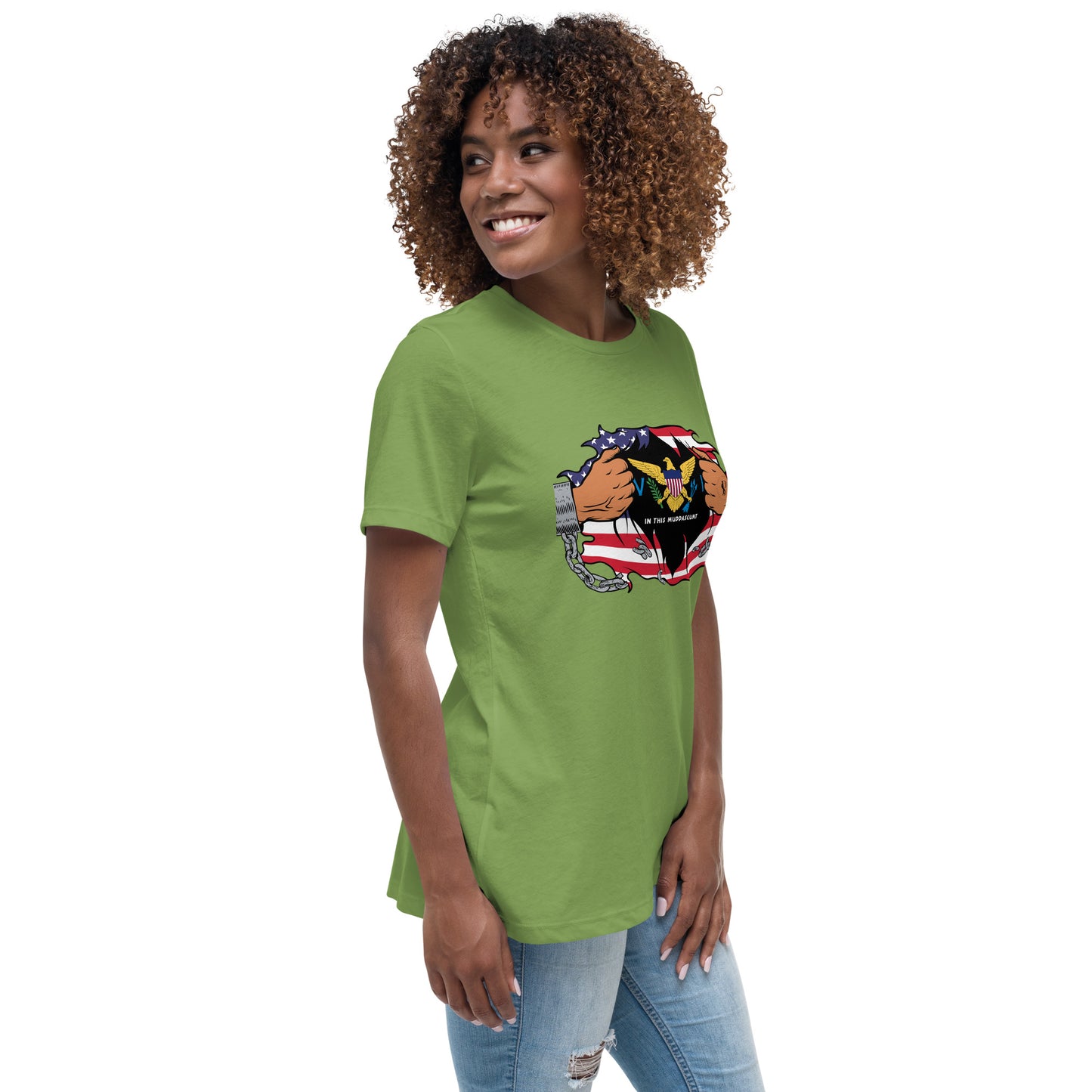 Seaside Serenity: Virgin Islands Women’s Relaxed Tee