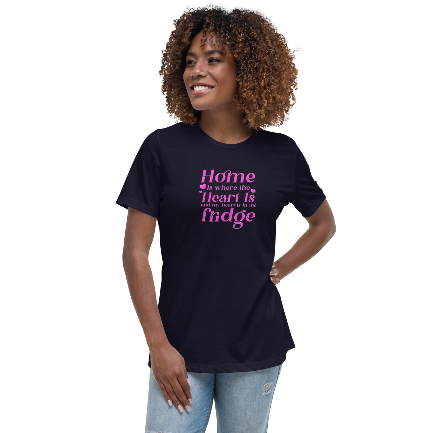 Home Is Where the Heart Is: Women's Ultra-Soft Relaxed Tee