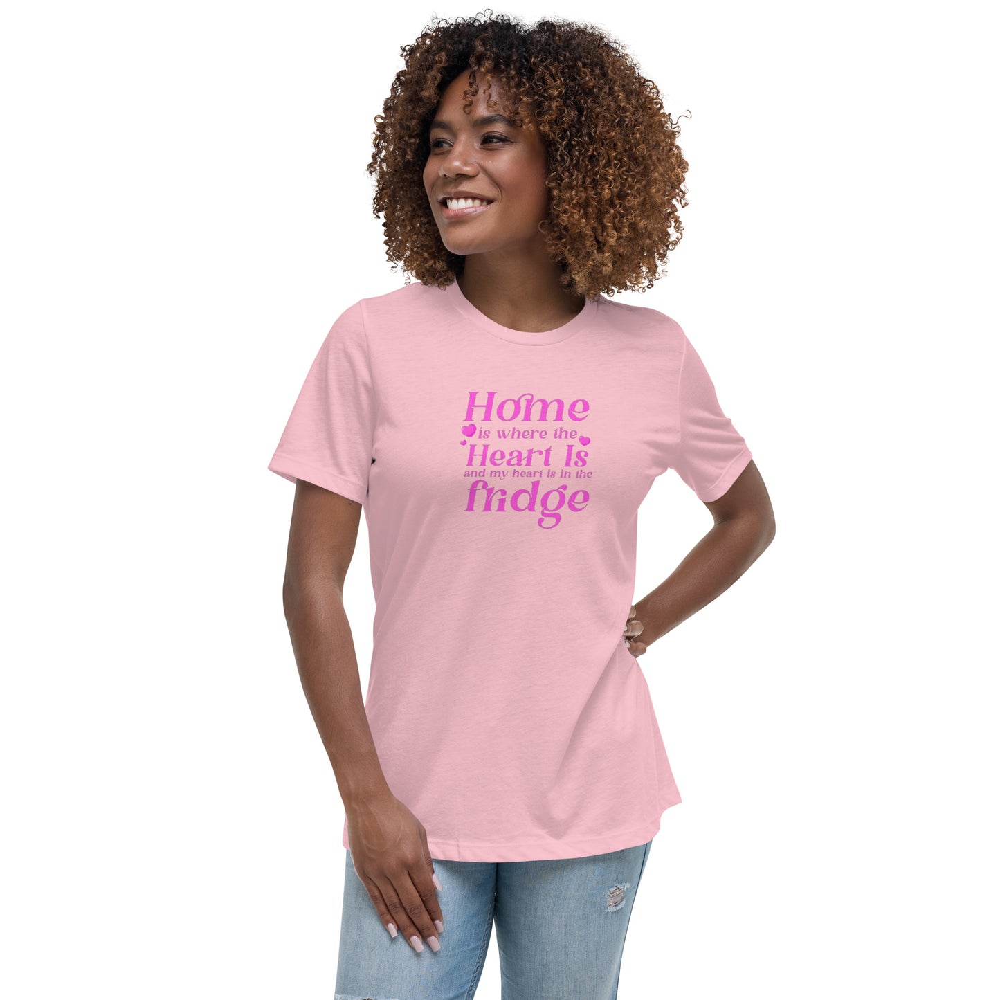 Home Is Where the Heart Is: Women's Ultra-Soft Relaxed Tee