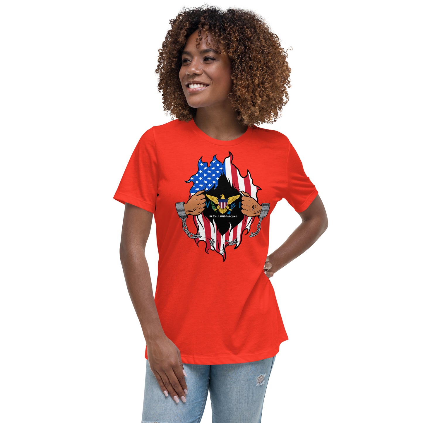 Tropical Breeze: Virgin Islands Women’s Relaxed Tee