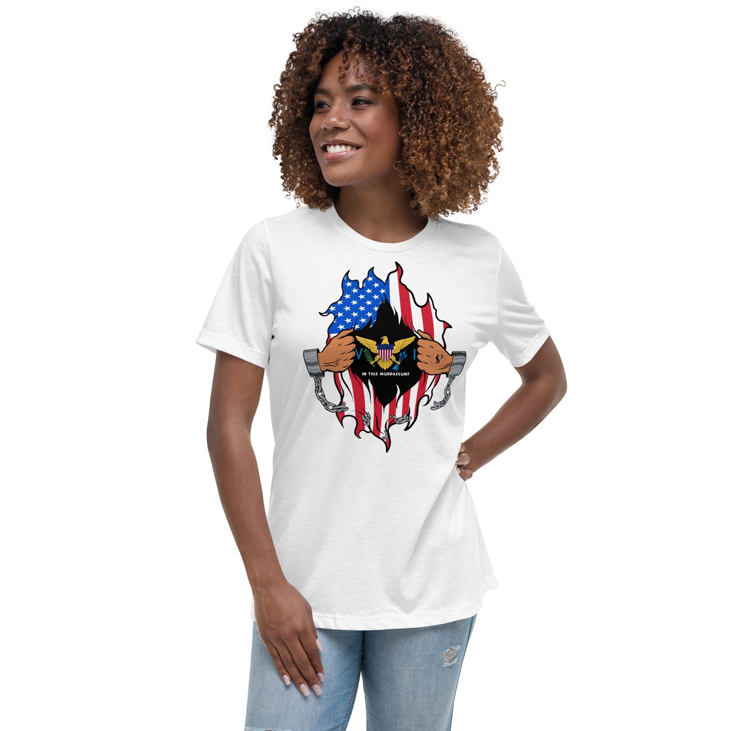 Tropical Breeze: Virgin Islands Women’s Relaxed Tee