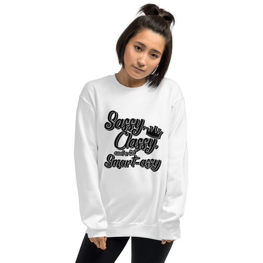 Classic Sassy Classy Women's Sweatshirt Gildan 18000